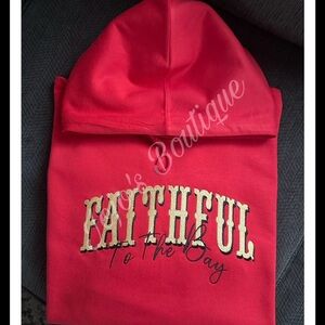 Custom Embroidered Faithful to the Bay Hoodie